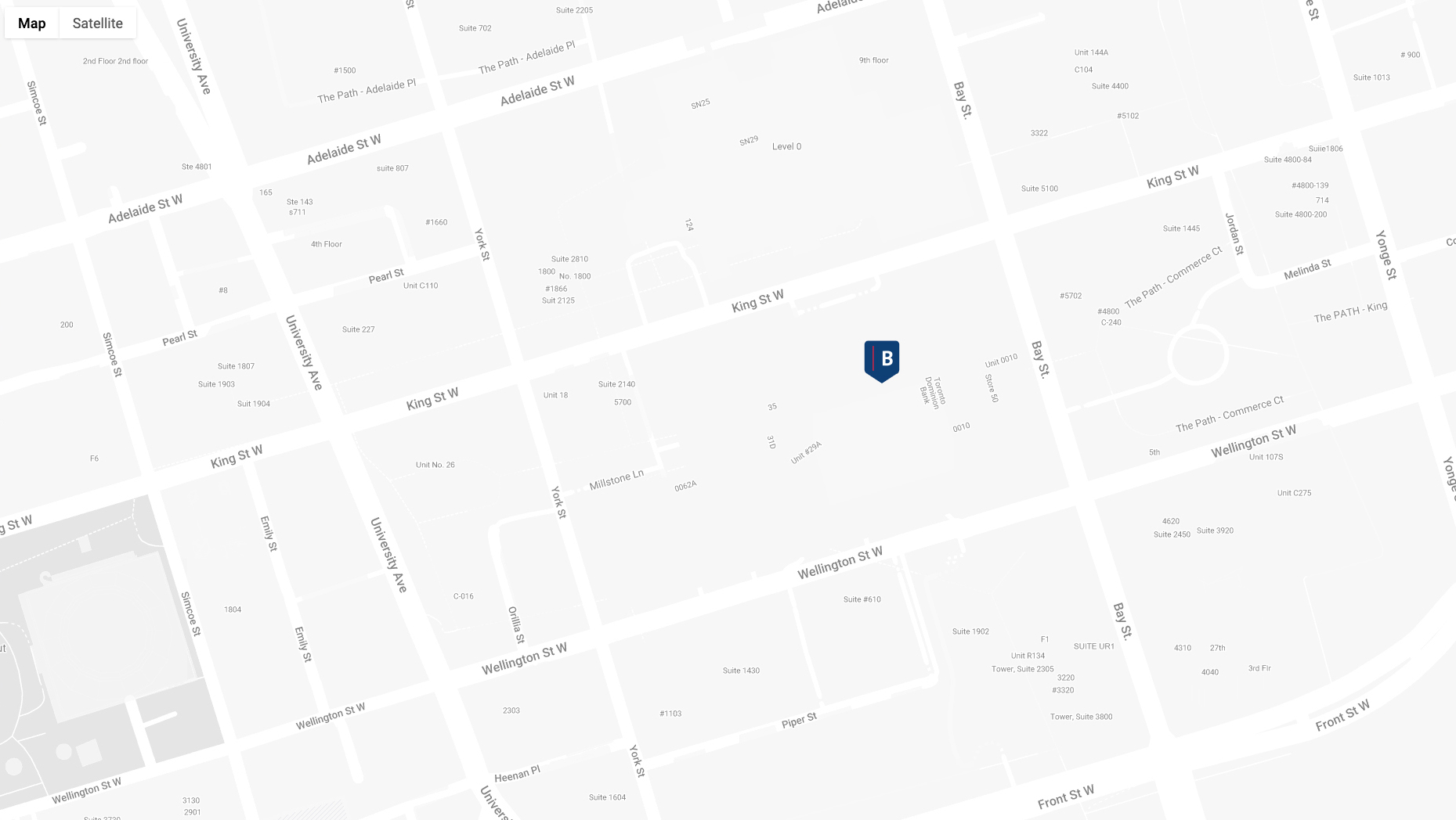 Map of Belmore Office