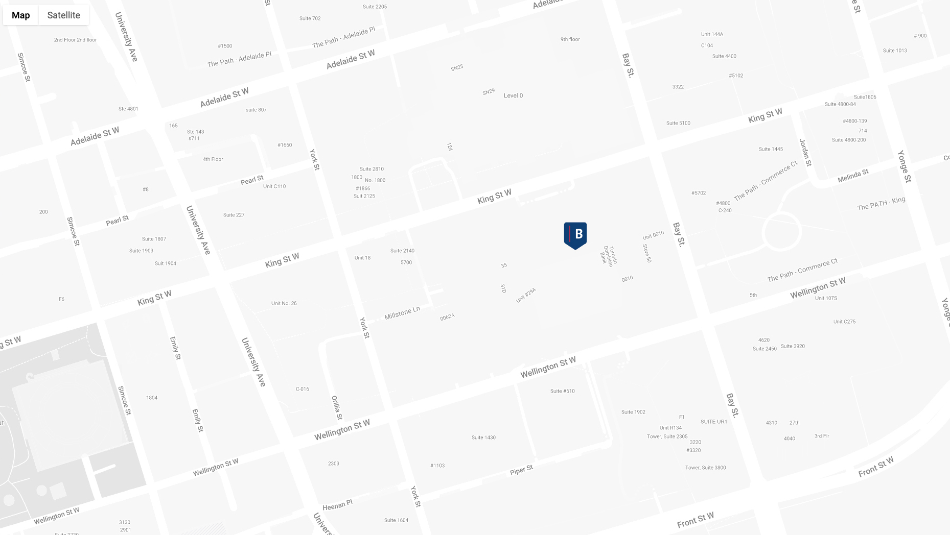 Map of Belmore Office